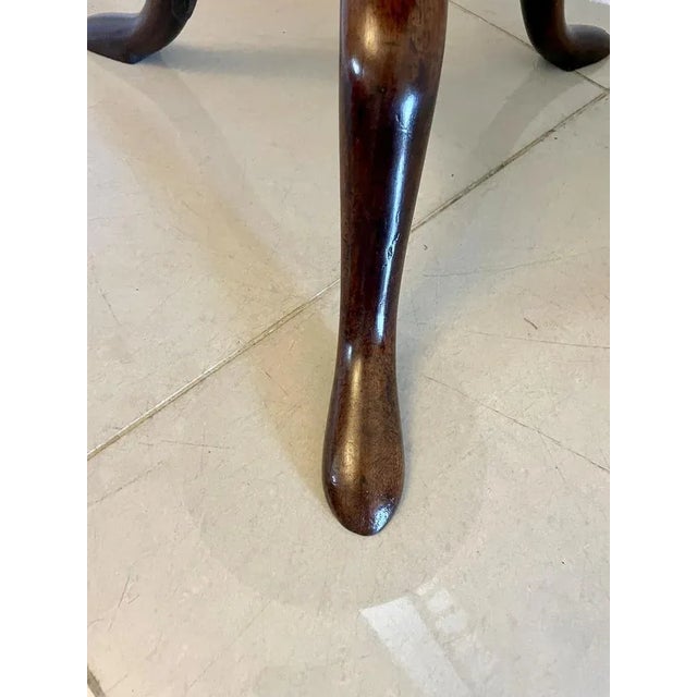 Antique George III Mahogany Lamp Table, 1800s For Sale - Image 12 of 13