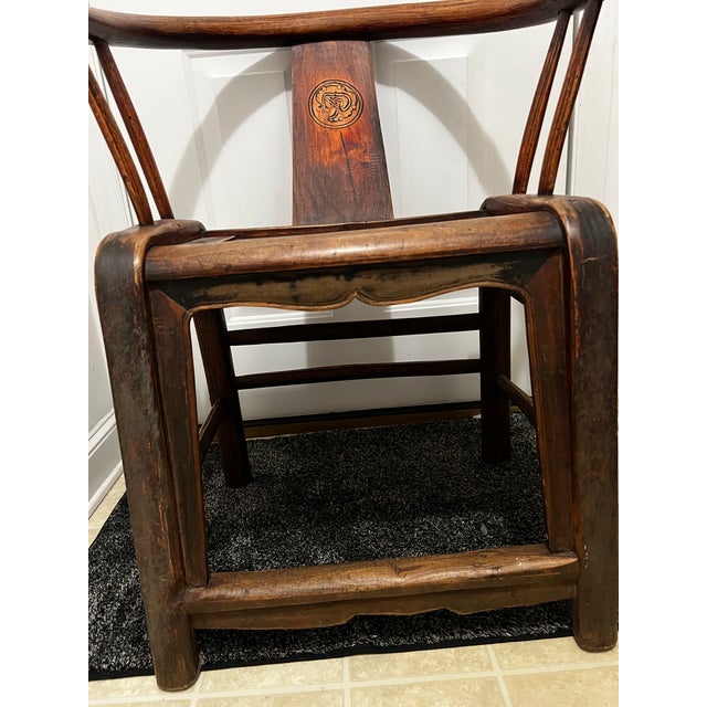 Early 19th Century Chinese Barrel Ming Chair For Sale - Image 6 of 6