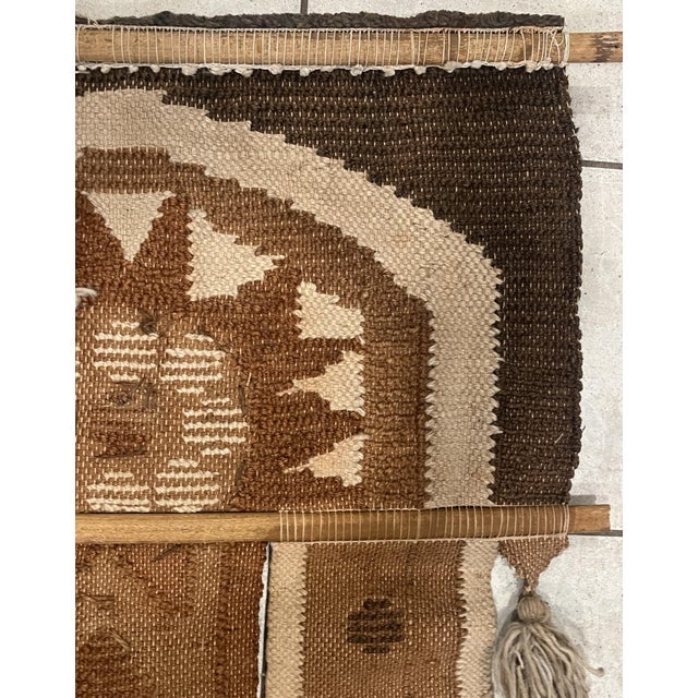 MCM Fiber Art Wall Hanging For Sale - Image 9 of 15