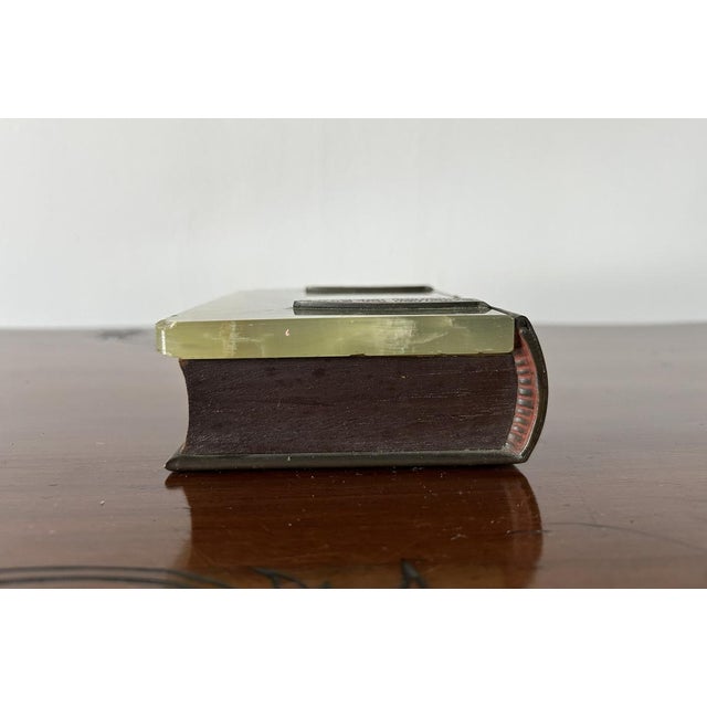 Art Nouveau Jewelry Box in Onyx and Metal, 1920s For Sale - Image 6 of 18