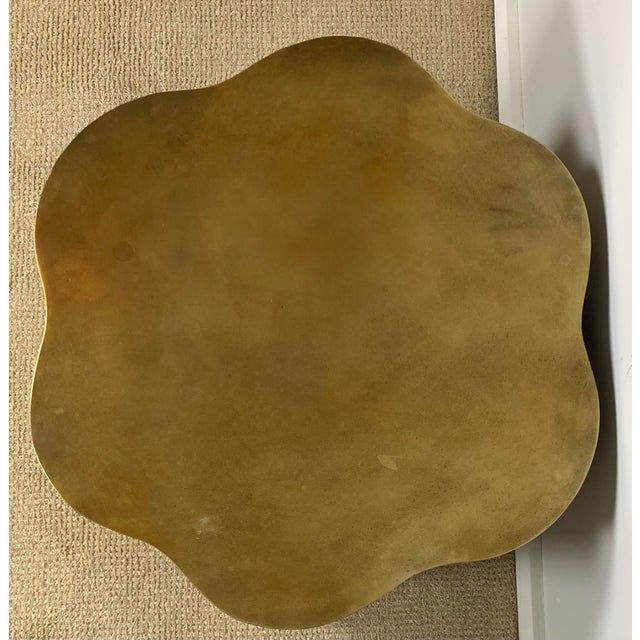 Late 20th Century Contemporary Molded Resin Biomorphic Side Table For Sale - Image 10 of 10