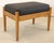 Mid-Century Danish Footstool in Leather and Wood For Sale - Image 9 of 9