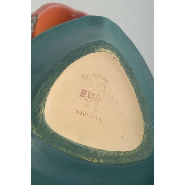 Ceramic Stoneware Ashtray, Vase and Pipe Holder by Ipsens Enke, 1920s, Set of 3 For Sale - Image 7 of 8