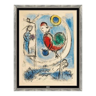 1950s Le Coq Sur Paris, Marc Chagall For Sale