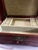 Asian Vintage Asian Style Wooden Green Velvet Lined Jewelry Box With Latch For Sale - Image 3 of 6