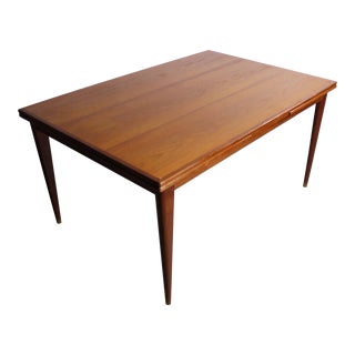 Niels Otto Møller Model 254 Teak Dining Table / Conference Table for J.L. Møllers, Denmark For Sale