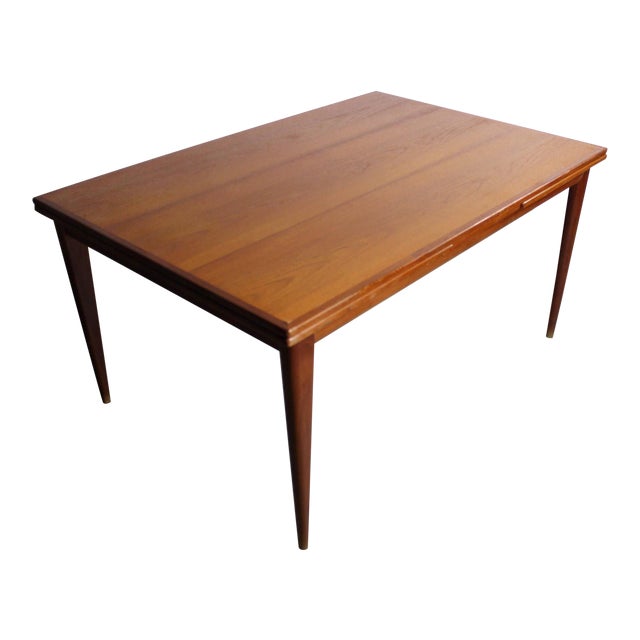 Niels Otto Møller Model 254 Teak Dining Table / Conference Table for J.L. Møllers, Denmark For Sale