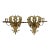 Continental Cast Brass Crowned Double-Headed Eagle & Dragon Candle Sconces — Pair, Attributed to the 19th Century For Sale