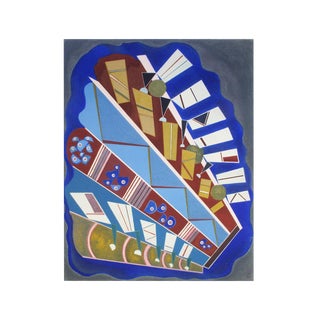 Wassily Kandinsky 'Shape Evolution' Expressionism Blue,Brown,Green Germany Lithograph For Sale