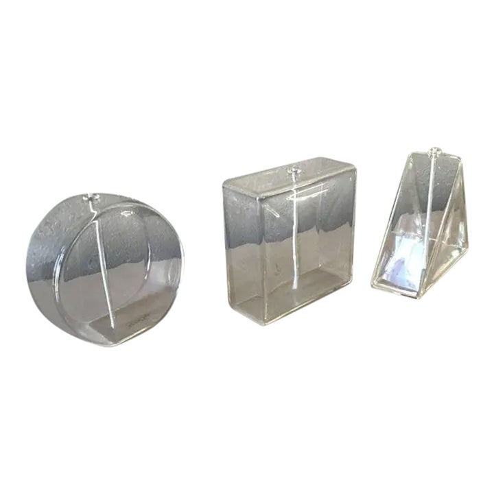 Vintage Glass Firelight Glass Oil Candles Lamps Set of 3 Chairish