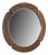 Cloverleaf Mirror in Oak, 1970s For Sale