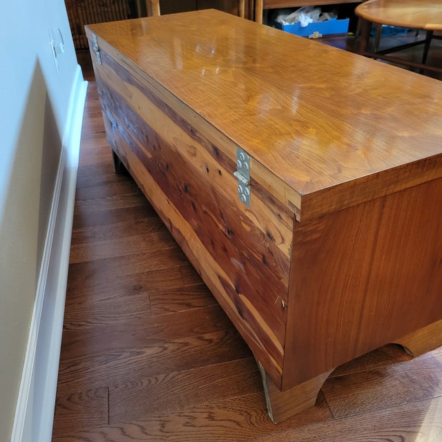 Mid-Century Lane Cedar/Blanket/Hope Chest Tv Stand For Sale - Image 6 of 12