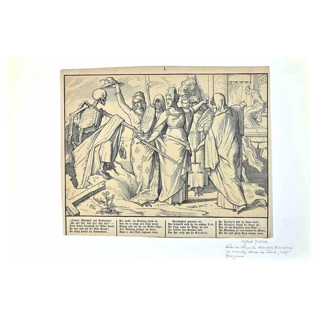 Alfred Rethel, The Dance of Death, Woodcut, Mid-19th Century For Sale