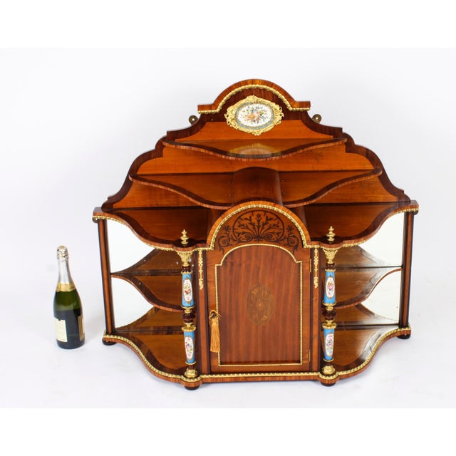 19th Century Ormolu & Porcelain Mounted Cabinet For Sale - Image 16 of 18
