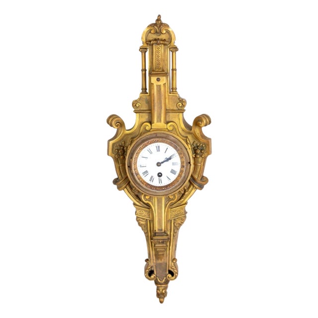 Louis XVI Style Cartel Clock For Sale