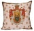 Textile French Napoleon Crest Coat of Arms W/Napoleonic Bees and Eagle Pillow 18" Square For Sale - Image 7 of 7