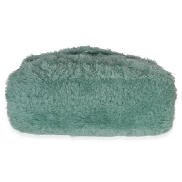 2020s Shearling Quilted Monogram Small Loulou Puffer Chain Satchel For Sale - Image 5 of 9