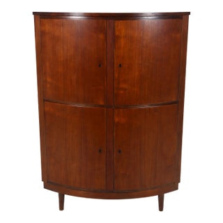 1970s Danish Midcentury Teak Corner Cabinet For Sale