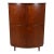 1970s Danish Midcentury Teak Corner Cabinet For Sale