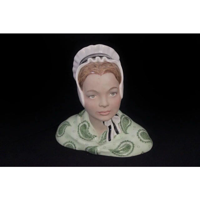Female Bust by Bigi Torino, 1940s For Sale - Image 4 of 4