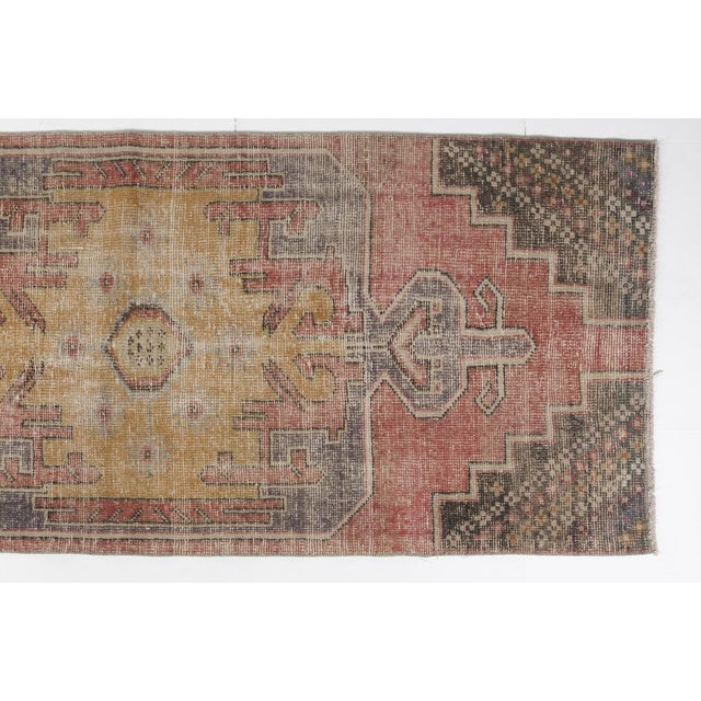 Red Faded Oushak Rug For Sale - Image 6 of 11