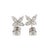 Early 21st Century Ladies 950 Platinum 1.25ct Diamond Marquise Floral Flower Stud Earrings, A Pair For Sale - Image 5 of 8