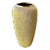 Modern Full Gilt Gold Textured Ceramic Vase For Sale
