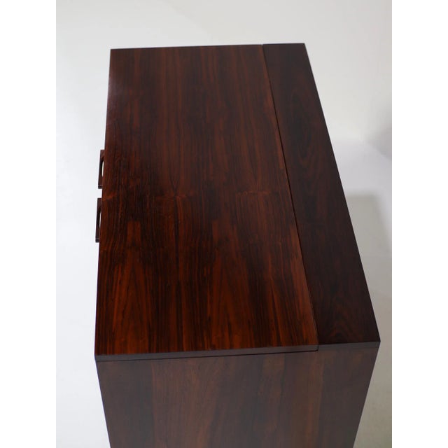 Vintage Danish Bar Cabinet in Kingwood by Feldballes Møbelfabrik, 1960s For Sale - Image 13 of 16