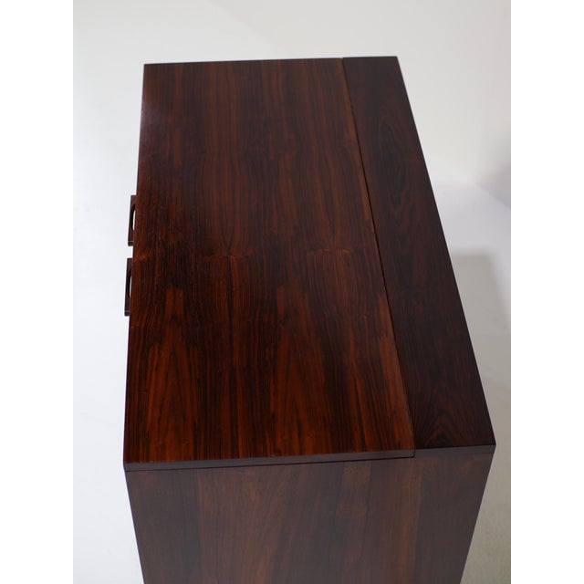 Vintage Danish Bar Cabinet in Rosewood by Feldballes Møbelfabrik, 1960s For Sale - Image 13 of 16