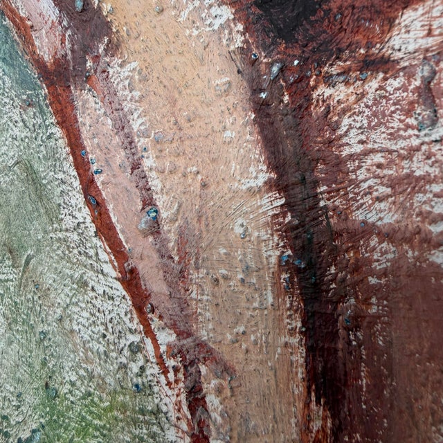 Unsigned Abstract Oil Painting of a Woman From Behind For Sale - Image 11 of 12
