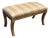 Dennis & Leen Regency Style Upholstered Bench For Sale