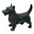 Very Nice Vintage Hubley Manufacturing Co. Cast Iron Standing Scottish Terrier - Scottie Dog Doorstop - Circa 1930s For Sale