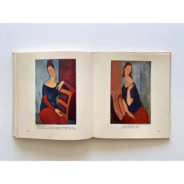 Amedeo Modigliani Vintage 1958 First Edition Lithograph Print Mid Century Modernist Hardcover Art Book For Sale - Image 18 of 18