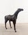 Realism Vintage Leather Horse W/Saddle Statue 30” W For Sale - Image 3 of 13