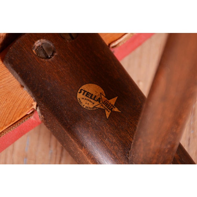 Vintage French Art Deco Chairs by Jules Leleu for Stella, 1940s, Set of 6 For Sale - Image 3 of 15