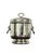 Vintage the Sheffield Silver Co. Silver-Plated Ice Bucket With Lion Head Handles, Milk Glass Liner & Ornate Ice Tongs | Hollywood Regency Barware For Sale - Image 13 of 15
