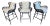 Palecek Palermo in/Outdoor Counter Stools, Set of Three For Sale