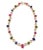 Not Yet Made - Made To Order Bochic “Capri” Red Ruby and Fancy Color Sapphire Necklace Set in 18K and Silver 2 For Sale - Image 5 of 7