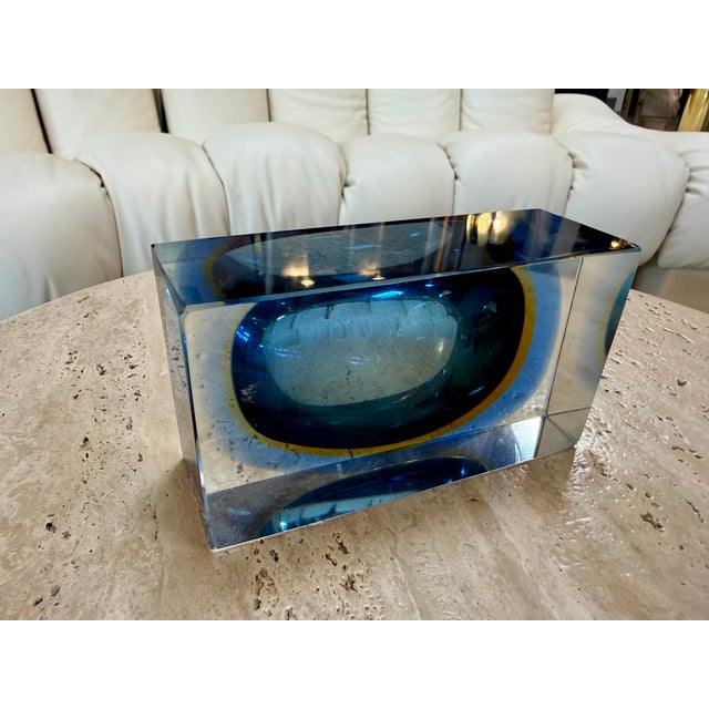 Modern Flavio Poli Murano Glass Ashtray, Italy, 1960s For Sale - Image 3 of 6