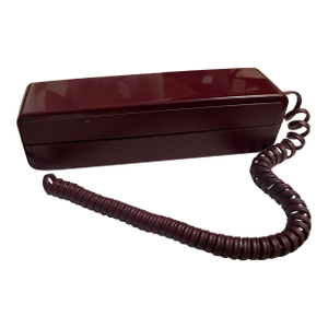 Western Electric At&t Touch-a-Matic 300 Telephone Phone Burgundy Desk '80's MCM