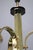 Vintage Art Deco Brass Chandelier with Milk Glass Center, 1930s For Sale - Image 6 of 16