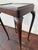 19th Century Antique Queen Anne Style Tapestry Top Occasional Table For Sale - Image 5 of 11