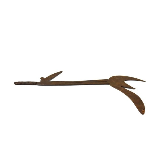 Early 20th Century Early 20th Century Ngombe Throwing Knife Currency For Sale - Image 5 of 6