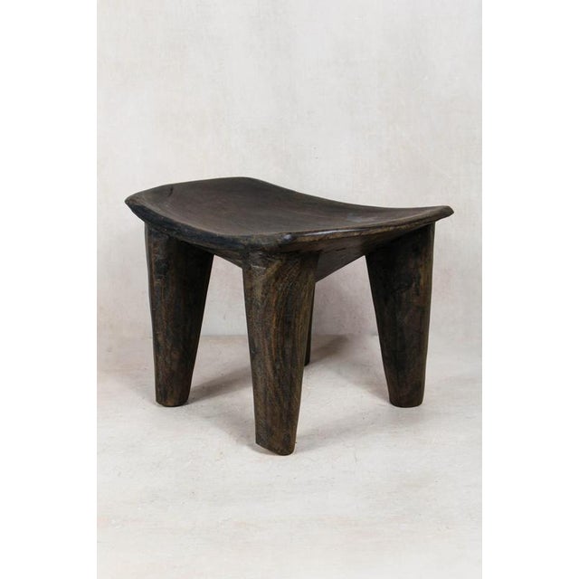Contemporary Small Senufo Stool in Wood For Sale - Image 3 of 5