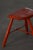 Gold Red Painted Wooden Stools with Splayed Legs, 1950s-1960s, Set of 2 For Sale - Image 8 of 18
