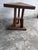 Art Nouveau Carved Wood Triangular Side Table, France, 1915 For Sale - Image 4 of 11