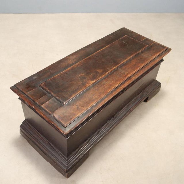 Wood Small 18th Century Walnut Chest For Sale - Image 7 of 10