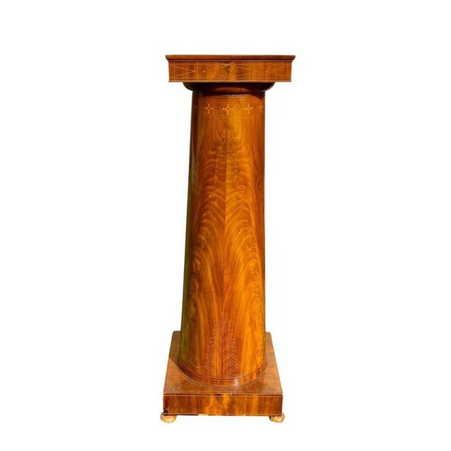 Charles X Mahogany Column For Sale - Image 11 of 11