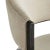 Black Arteriors Home Bahati Chair, Black/Linen For Sale - Image 8 of 9