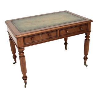 William IV Leather Top Desk, 1830s For Sale